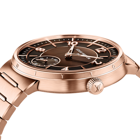 Reloj Tambour, automático, 40 mm, oro rosa Relojería Todos los relojes } | LOUIS VUITTON (Zoom de producto)