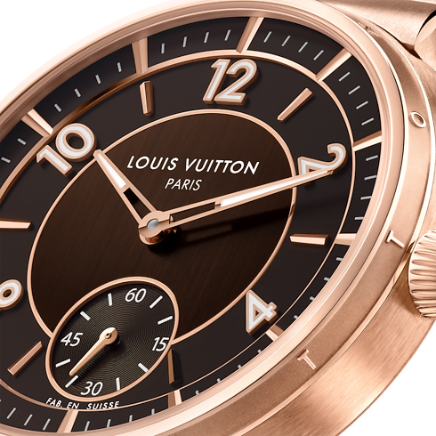 Reloj Tambour, automático, 40 mm, oro rosa Relojería Todos los relojes } | LOUIS VUITTON (Zoom de producto)
