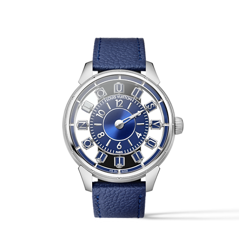 Reloj Tambour Spin Time Air, automático, 42,5 mm, oro blanco Relojería Todos los relojes } | LOUIS VUITTON (Zoom de producto)