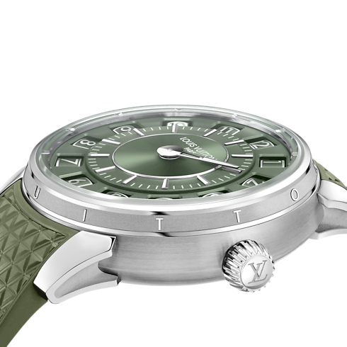 Reloj Tambour Spin Time, automático, 39,5 mm, oro blanco Relojería Todos los relojes } | LOUIS VUITTON (Zoom de producto)