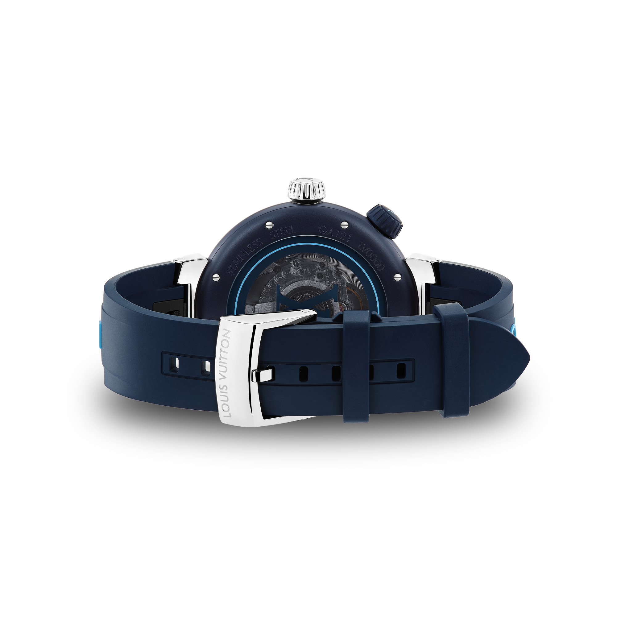 Reloj Tambour Streer Diver, automático, 44 mm, acero  Relojería Todos los relojes } | LOUIS VUITTON (Zoom de producto)