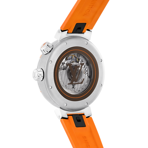 Reloj Tambour Streer Diver, automático, 44 mm, acero Relojería Todos los relojes } | LOUIS VUITTON (Zoom de producto)