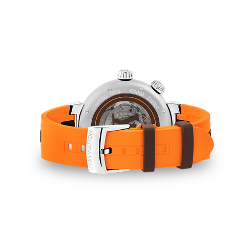 Reloj Tambour Streer Diver, automático, 44 mm, acero Relojería Todos los relojes } | LOUIS VUITTON (Zoom de producto)