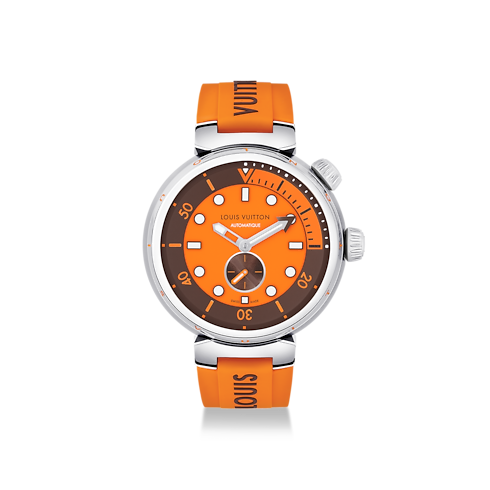 Reloj Tambour Streer Diver, automático, 44 mm, acero Relojería Todos los relojes } | LOUIS VUITTON (Zoom de producto)