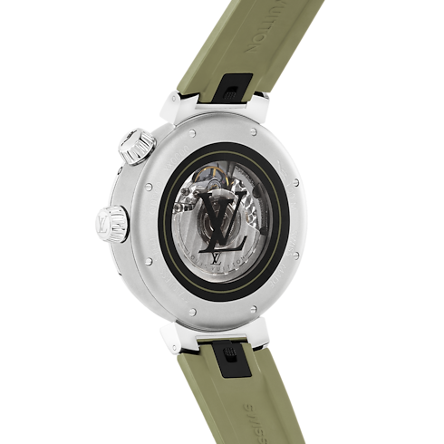 Reloj Tambour Streer Diver, automático, 44 mm, acero Relojería Todos los relojes } | LOUIS VUITTON (Zoom de producto)