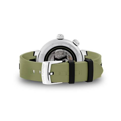 Reloj Tambour Streer Diver, automático, 44 mm, acero Relojería Todos los relojes } | LOUIS VUITTON (Zoom de producto)