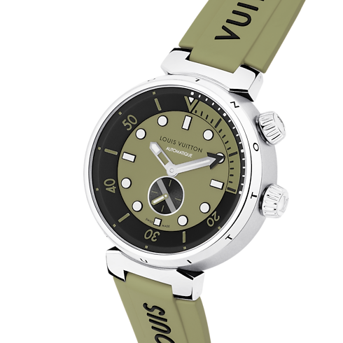 Reloj Tambour Streer Diver, automático, 44 mm, acero Relojería Todos los relojes } | LOUIS VUITTON (Zoom de producto)