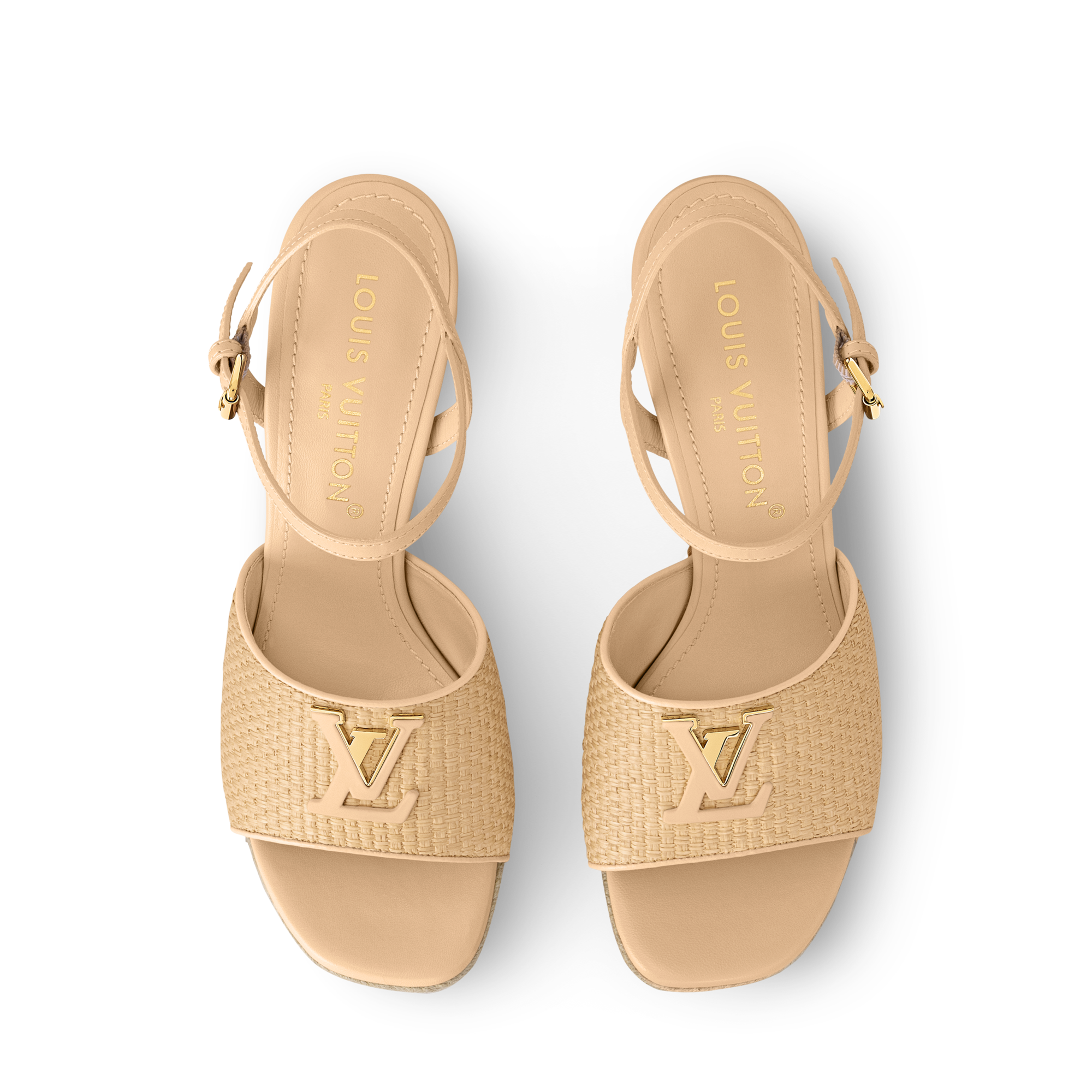 Sandalia con cuña LV Mare  Mujer Zapatos Sandalias y alpargatas | LOUIS VUITTON (Zoom de producto)