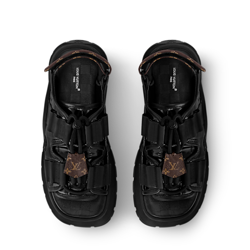 Sandalia con plataforma Chameleon Comfort Mujer Zapatos Sandalias y alpargatas | LOUIS VUITTON (Zoom de producto)