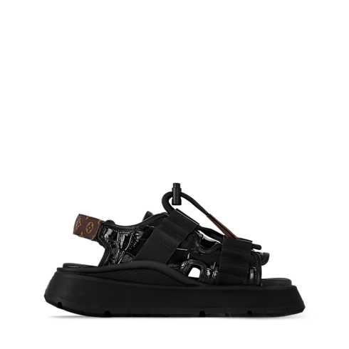 Sandalia con plataforma Chameleon Comfort Mujer Zapatos Sandalias y alpargatas | LOUIS VUITTON (Zoom de producto)