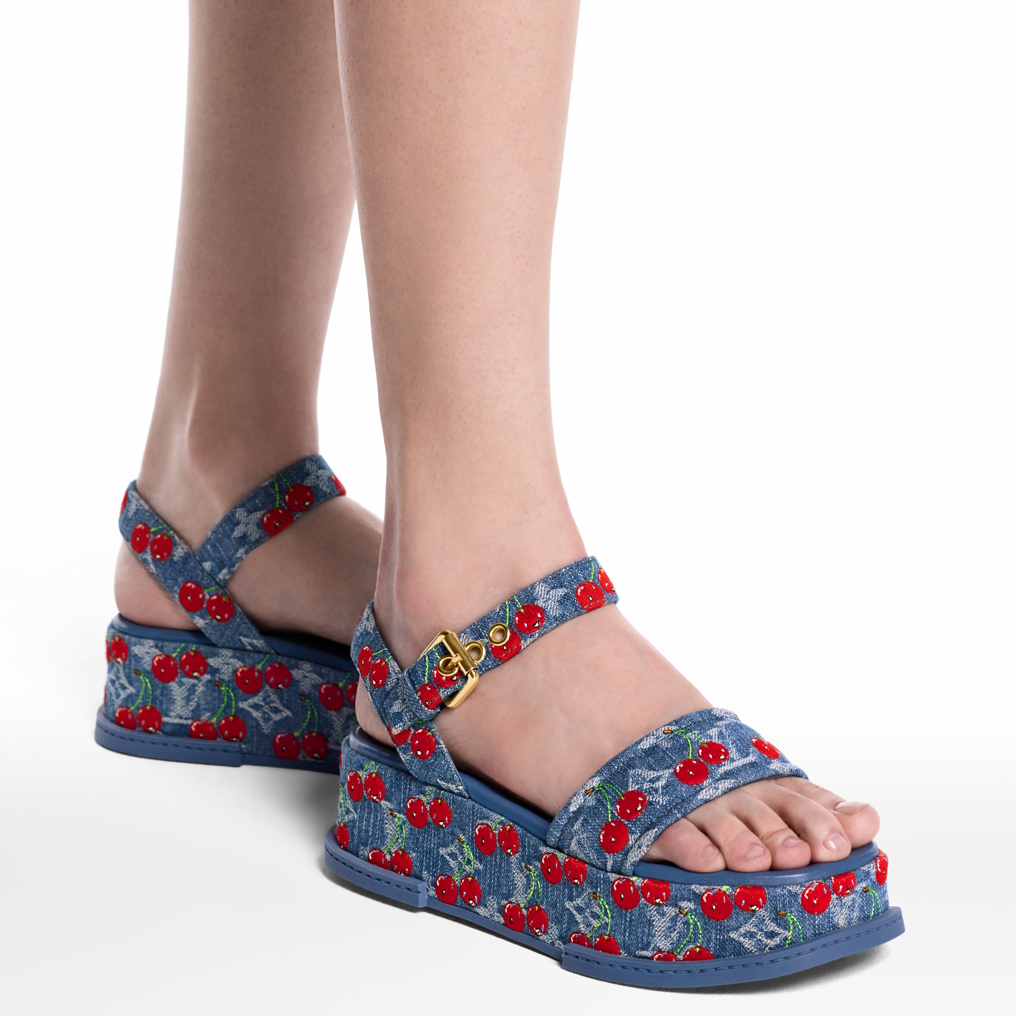 Sandalia con plataforma Maya LV x TM  in Mujer