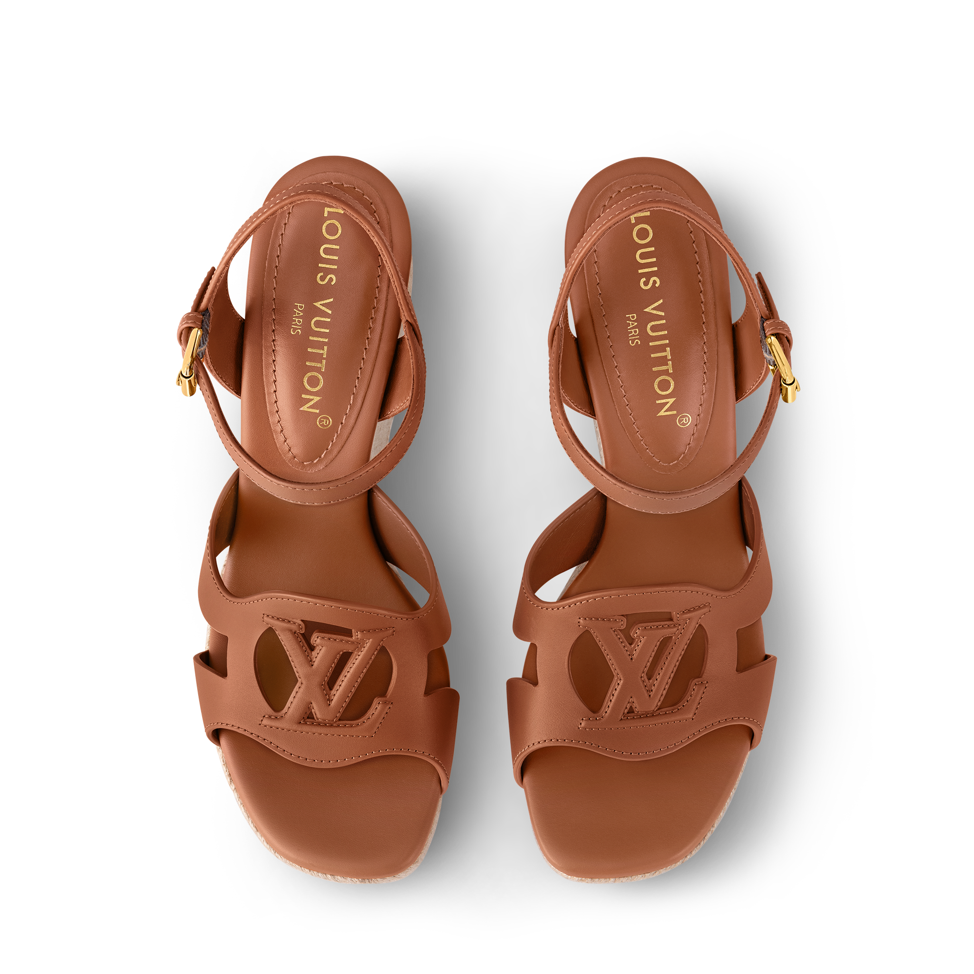 Sandalia de cuña LV Isola  Mujer Zapatos Sandalias y alpargatas | LOUIS VUITTON (Zoom de producto)