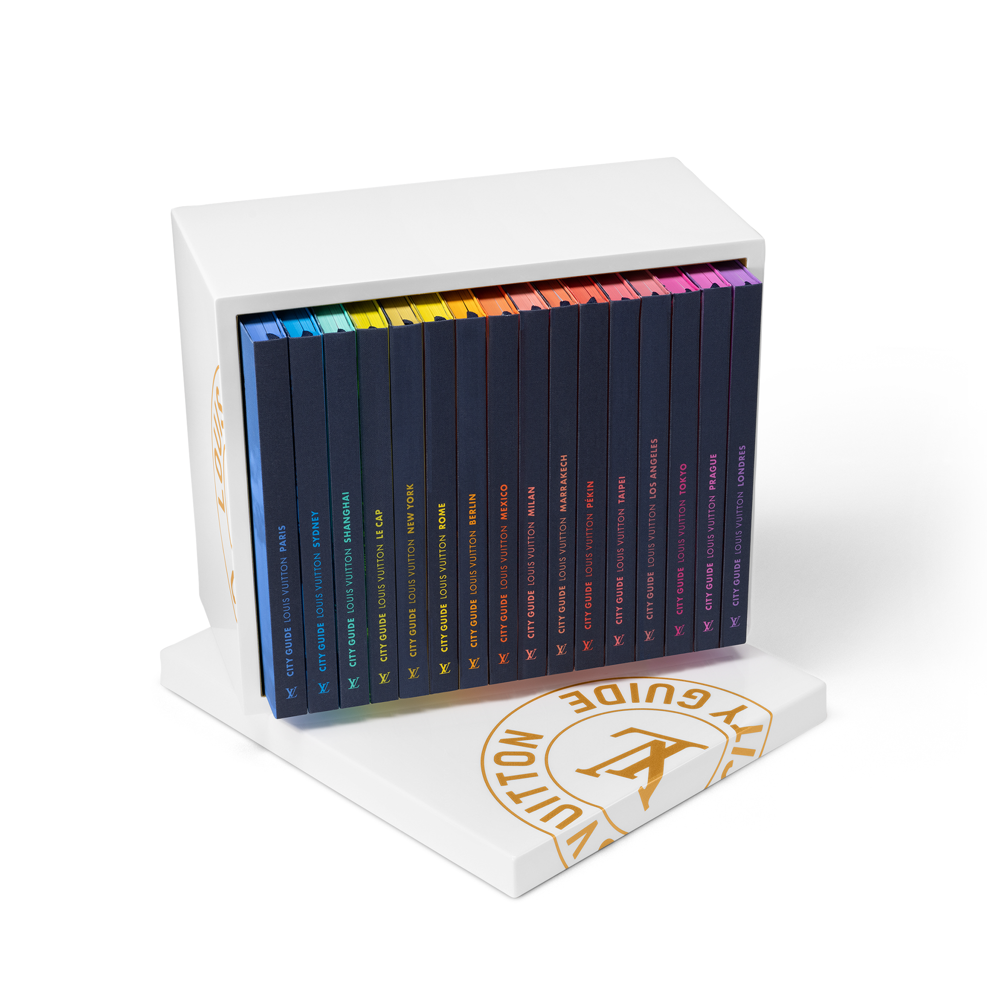 Set de 16 guías de ciudades  Baúles, Viaje y Hogar Libros Guía de ciudad | LOUIS VUITTON (Zoom de producto)