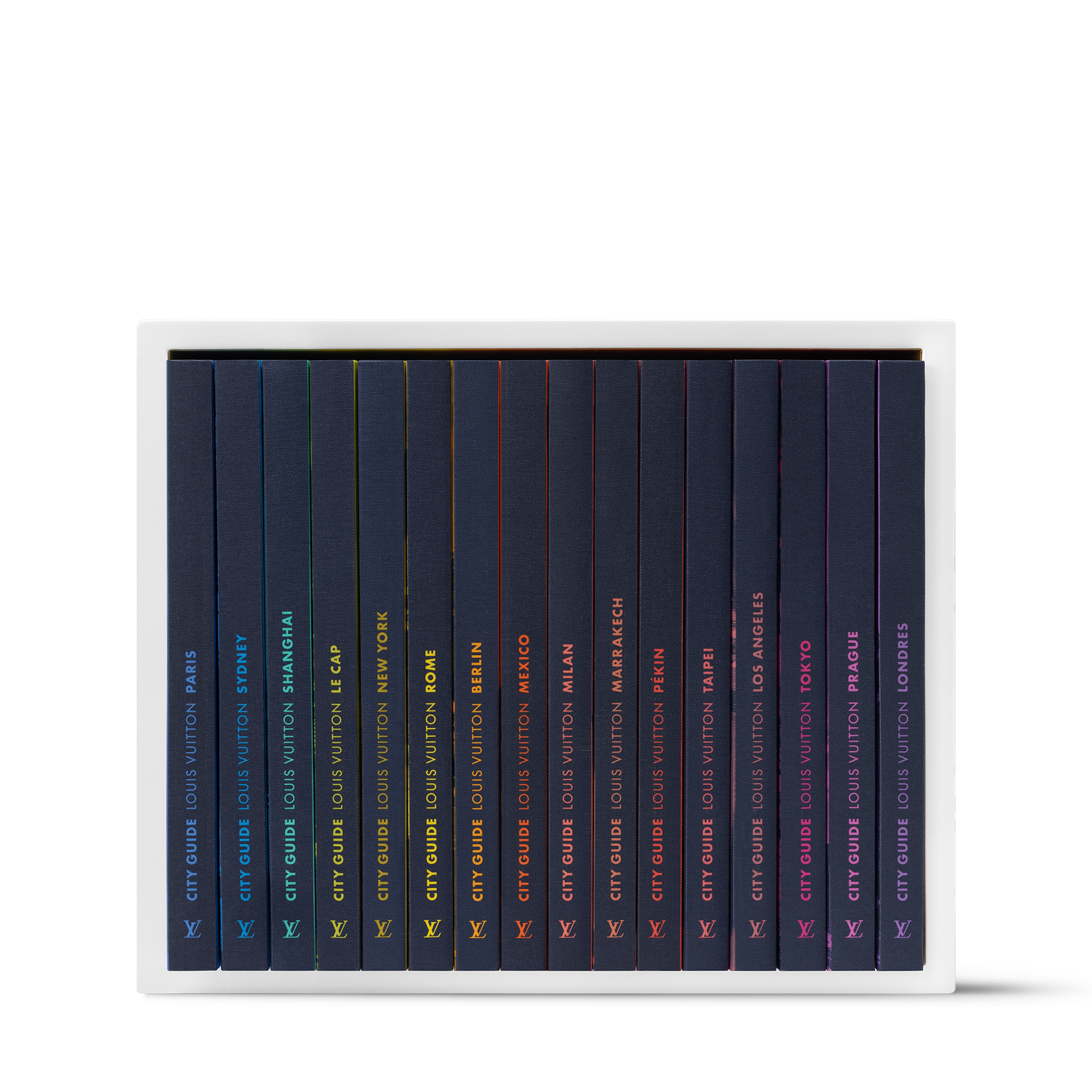 Set de 16 guías de ciudades  Baúles, Viaje y Hogar Libros Guía de ciudad | LOUIS VUITTON (Zoom de producto)