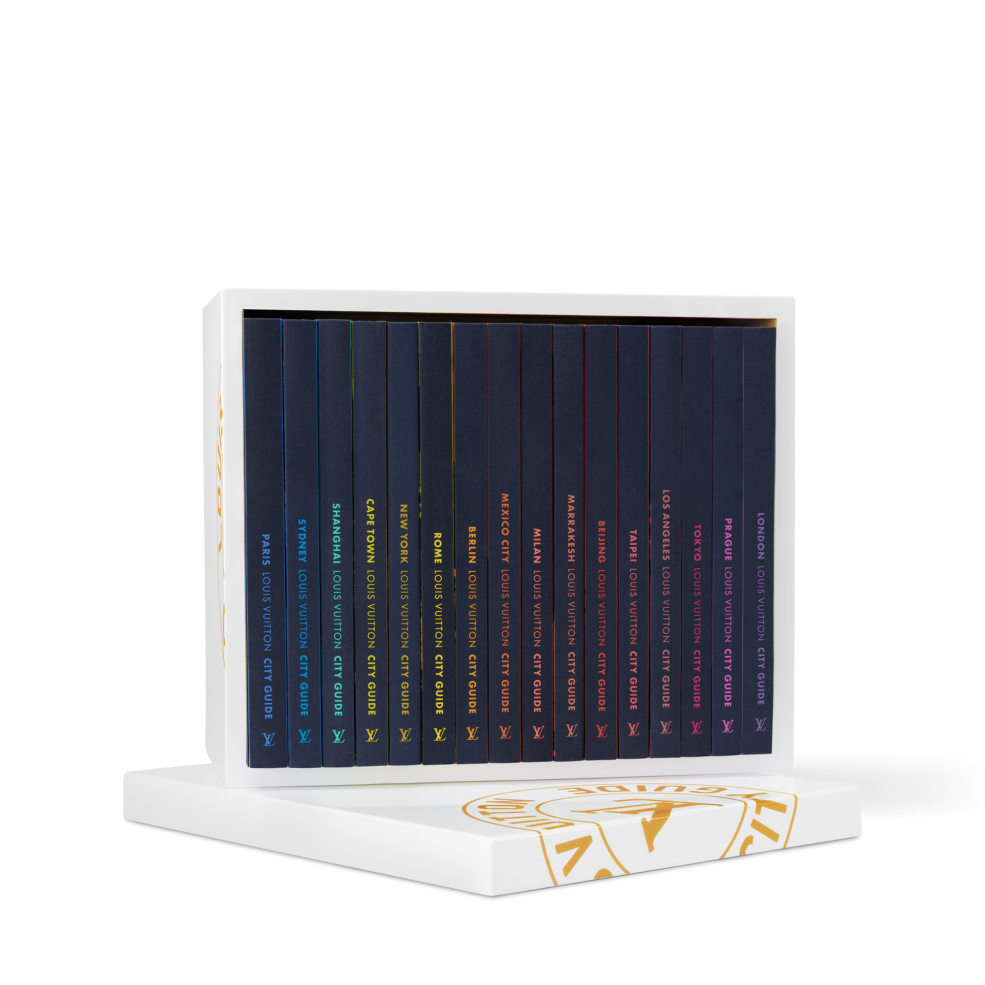 Set de 16 guías de ciudades  Baúles, Viaje y Hogar Libros Guía de ciudad | LOUIS VUITTON (Zoom de producto)