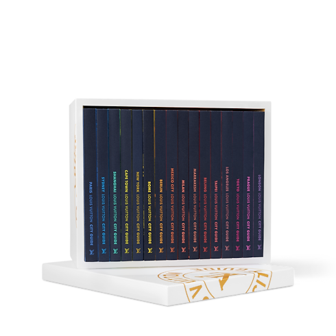 Set de 16 guías de ciudades Baúles, Viaje y Hogar Libros Guía de ciudad | LOUIS VUITTON (Zoom de producto)