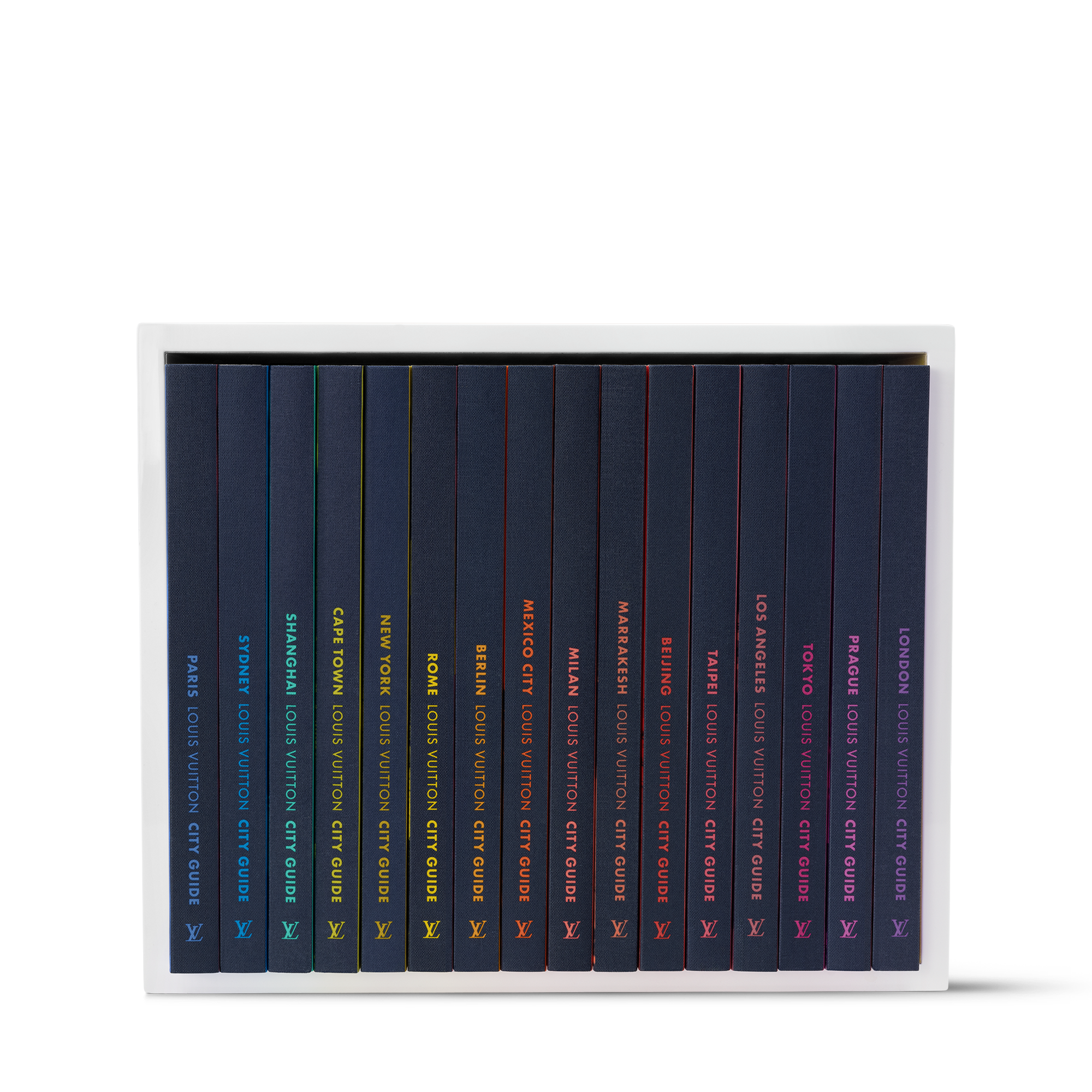 Set de 16 guías de ciudades  Baúles, Viaje y Hogar Libros Guía de ciudad | LOUIS VUITTON (Zoom de producto)