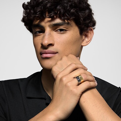 Set de 2 anillos LV Instinct S00 Hombre Joyería Toda la bisutería | LOUIS VUITTON (Zoom de producto)