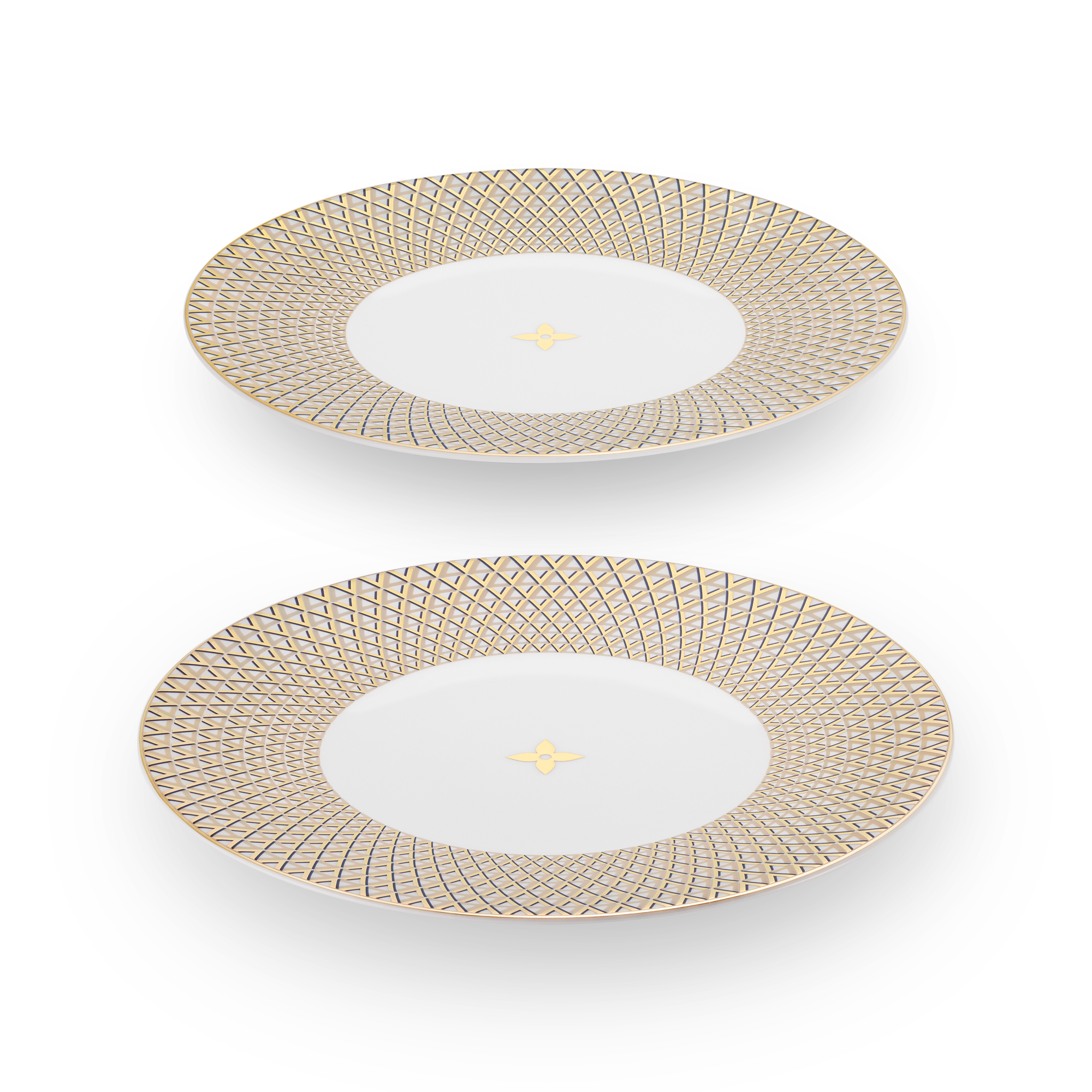 Set de 2 platos de postre Splendor  Baúles, Viaje y Hogar Hogar y Decoración de mesa Decoración de mesa | LOUIS VUITTON (Zoom de producto)