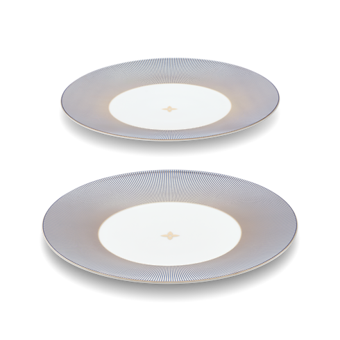 Set de 2 platos de presentación Dichroic Baúles, Viaje y Hogar Hogar y Decoración de mesa Decoración de mesa | LOUIS VUITTON (Zoom de producto)