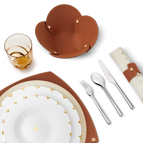 Set de 2 platos llanos Flower Crown Baúles, Viaje y Hogar Hogar y Decoración de mesa Decoración de mesa | LOUIS VUITTON (Zoom de producto)