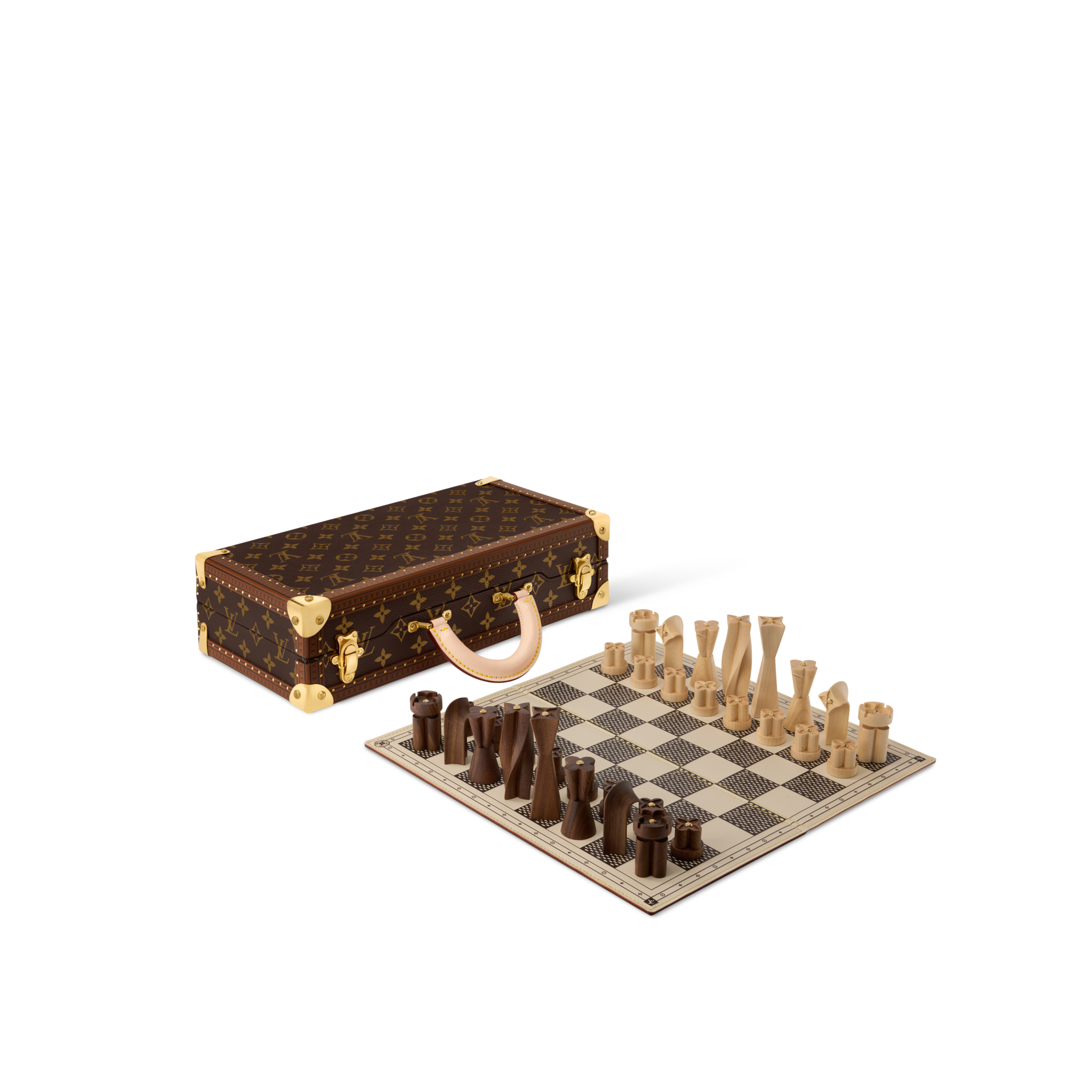 Set de ajedrez Lona Monogram Baúles, Viaje y Hogar Baúles y Cofres Cofres | LOUIS VUITTON (Zoom de producto)