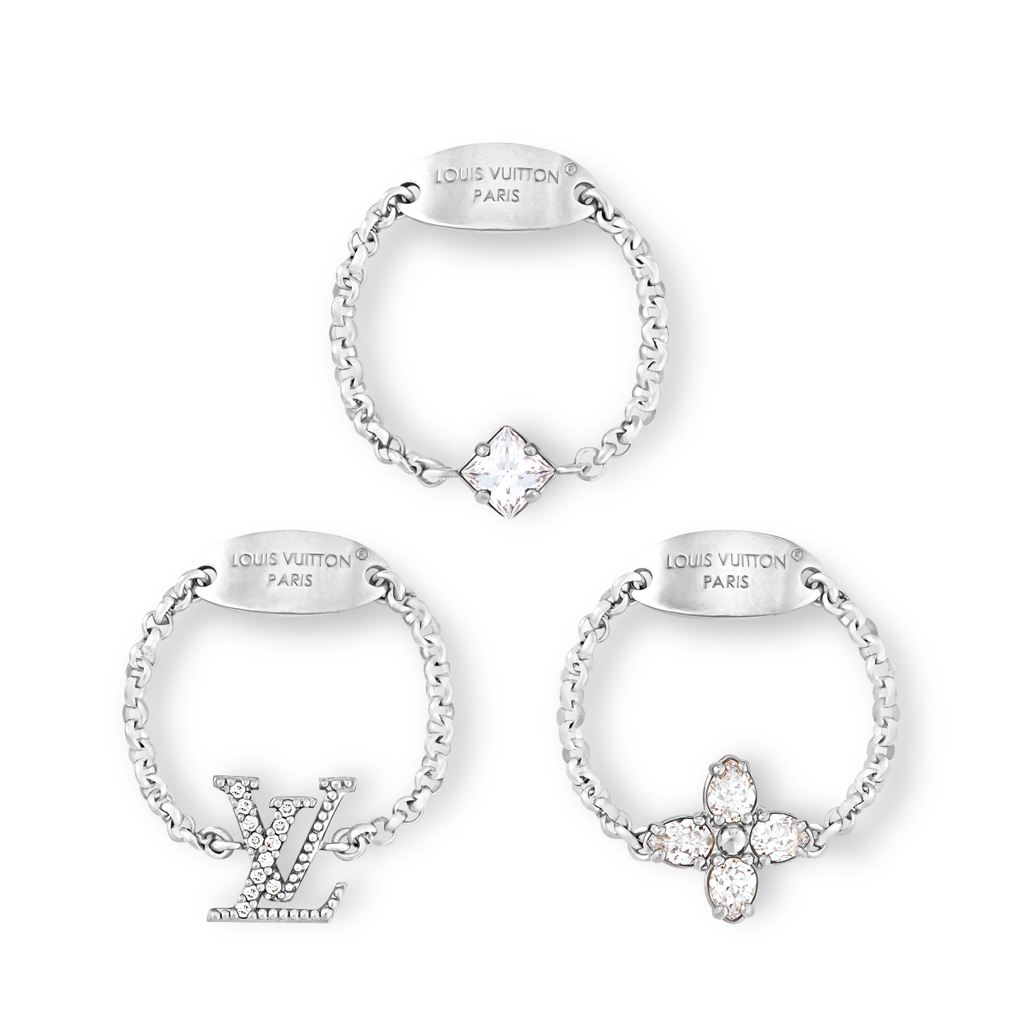 Set de anillos Lady LV S00 Mujer Bisutería Anillos | LOUIS VUITTON (Zoom de producto)