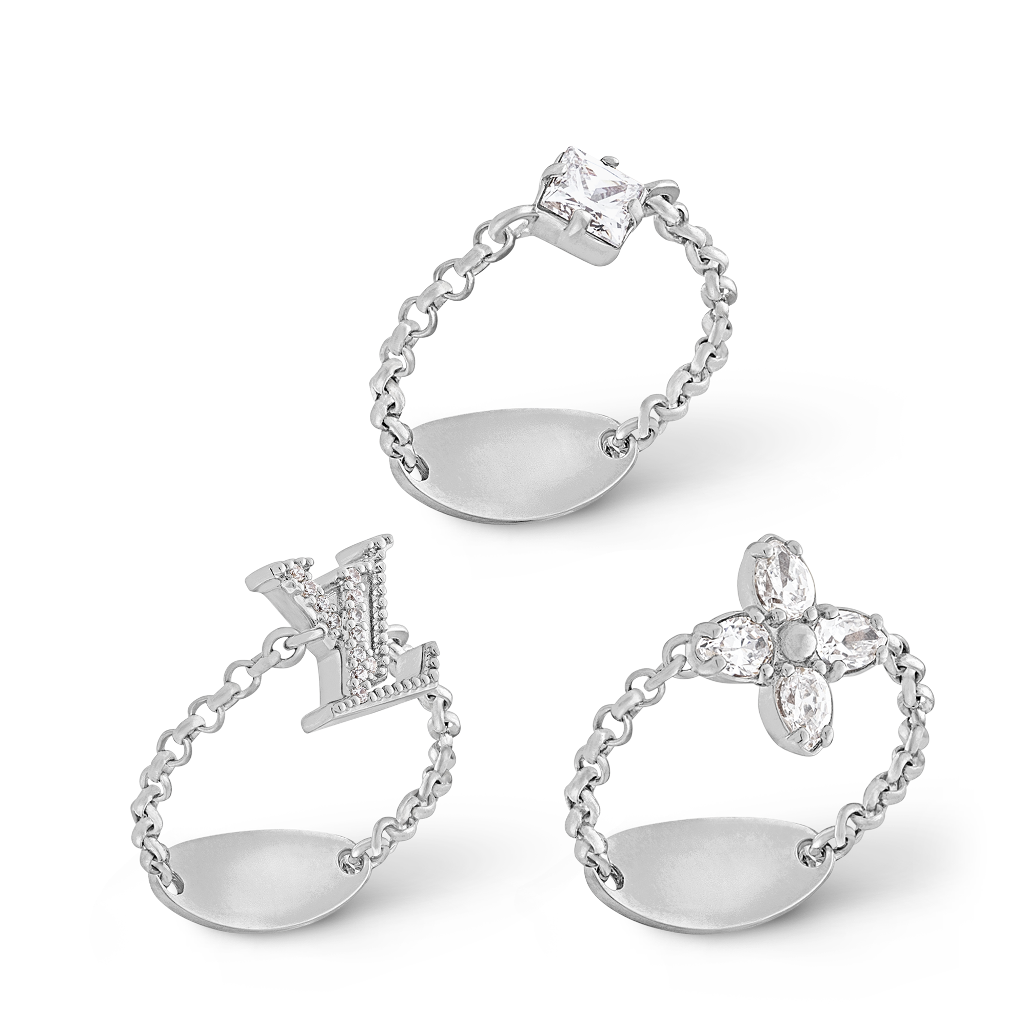 Set de anillos Lady LV S00 Mujer Bisutería Anillos | LOUIS VUITTON (Zoom de producto)