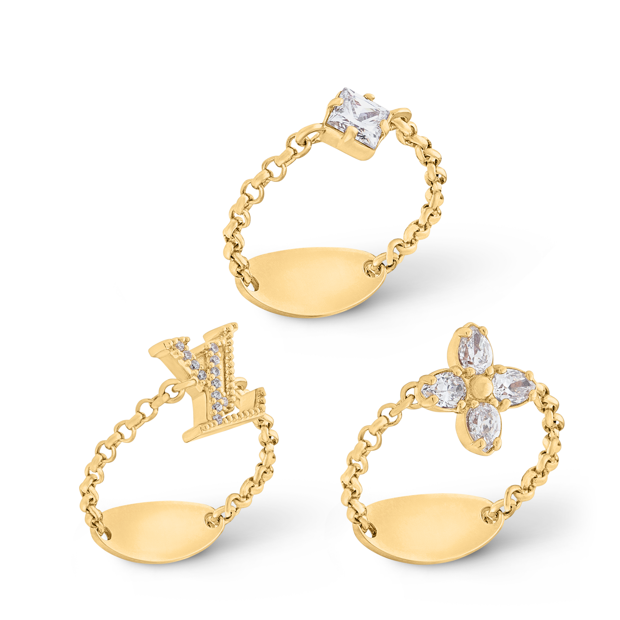 Set de anillos Lady LV S00 Mujer Bisutería Anillos | LOUIS VUITTON (Zoom de producto)