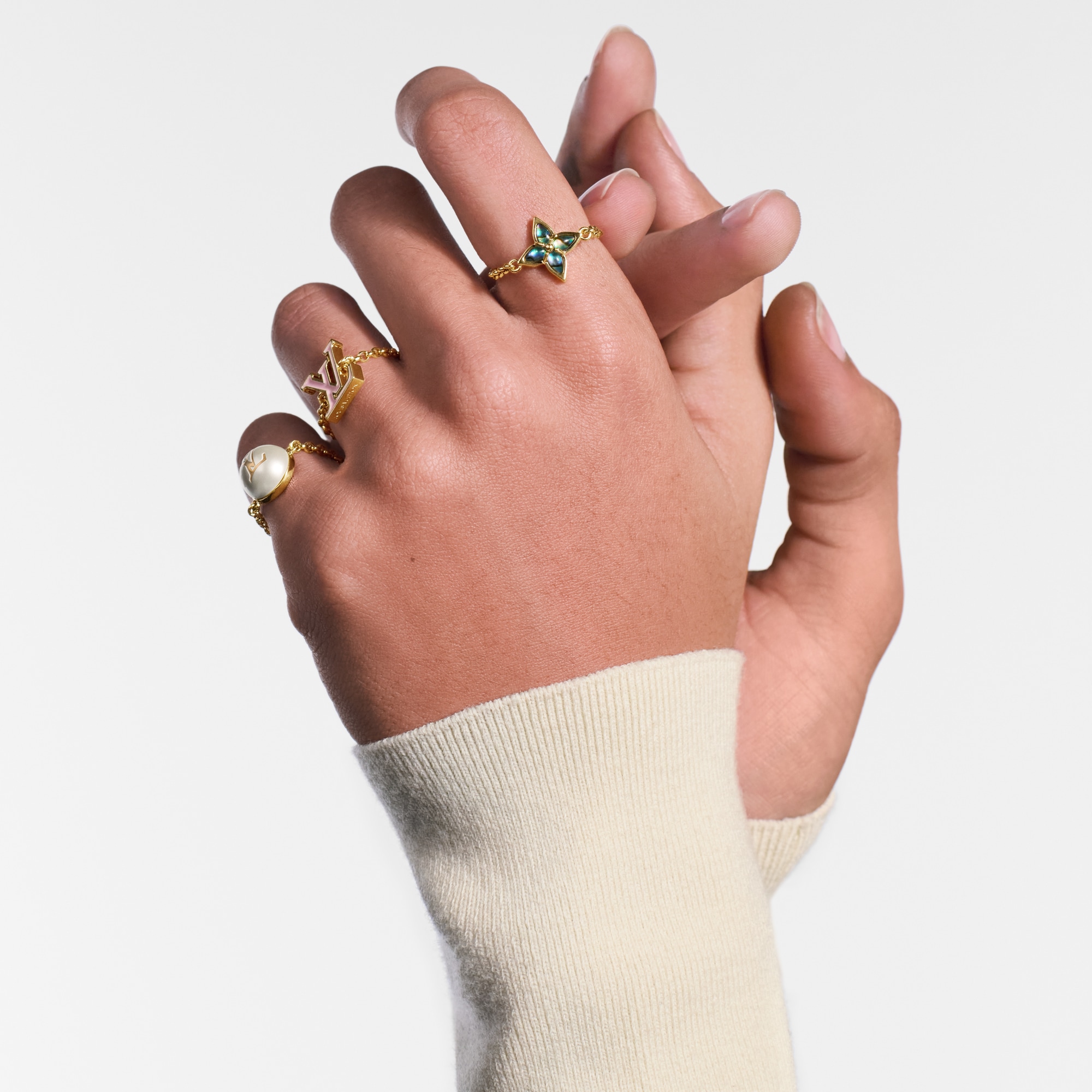 Set de anillos LV Layer S00 Mujer Bisutería Toda la bisutería | LOUIS VUITTON (Zoom de producto)