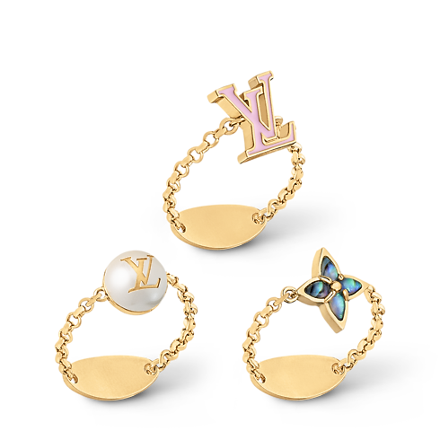 Set de anillos LV Layer S00 Mujer Bisutería Toda la bisutería | LOUIS VUITTON (Zoom de producto)