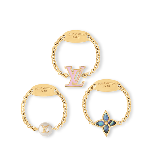 Set de anillos LV Layer S00 Mujer Bisutería Toda la bisutería | LOUIS VUITTON (Zoom de producto)