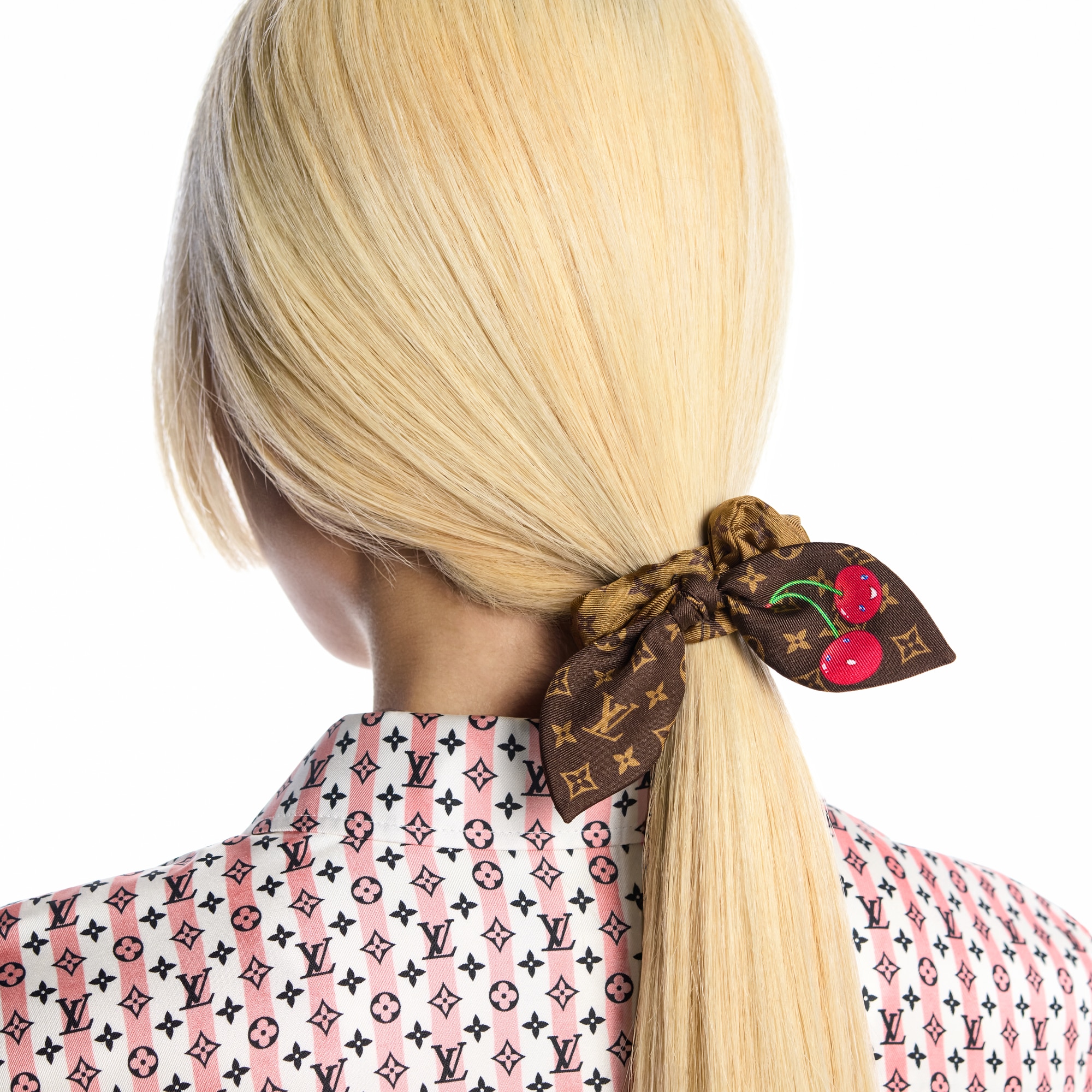 Set de coleteros Monogram Cerise LV x TM S00 Mujer Accesorios Accesorios para el pelo | LOUIS VUITTON (Zoom de producto)