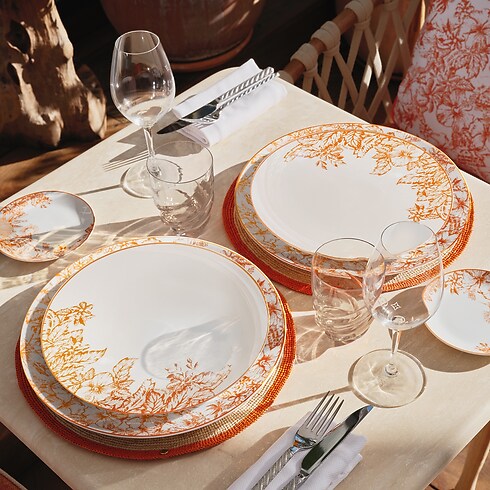 Set de dos platos de postre LV By The Pool Baúles, Viaje y Hogar Hogar y Decoración de mesa Decoración de mesa | LOUIS VUITTON (Zoom de producto)