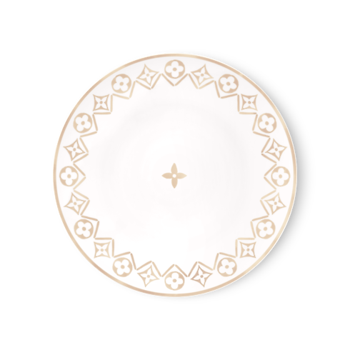 Set de dos platos llanos Monogram Flower Tile Baúles, Viaje y Hogar Hogar y Decoración de mesa Decoración de mesa | LOUIS VUITTON (Zoom de producto)