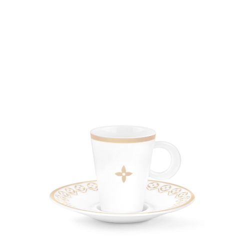 Set de dos tazas y platillos de café Baúles, Viaje y Hogar Hogar y Decoración de mesa Decoración de mesa | LOUIS VUITTON (Zoom de producto)