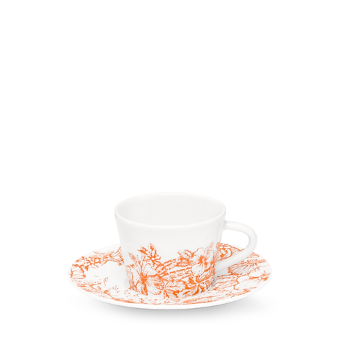 Set de dos tazas y platillos de café LV By The Pool Baúles, Viaje y Hogar Hogar y Decoración de mesa Decoración de mesa | LOUIS VUITTON (Zoom de producto)