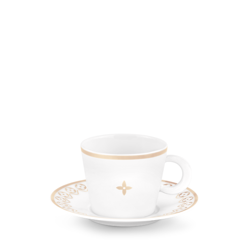 Set de dos tazas y platillos de té Baúles, Viaje y Hogar Hogar y Decoración de mesa Decoración de mesa | LOUIS VUITTON (Zoom de producto)