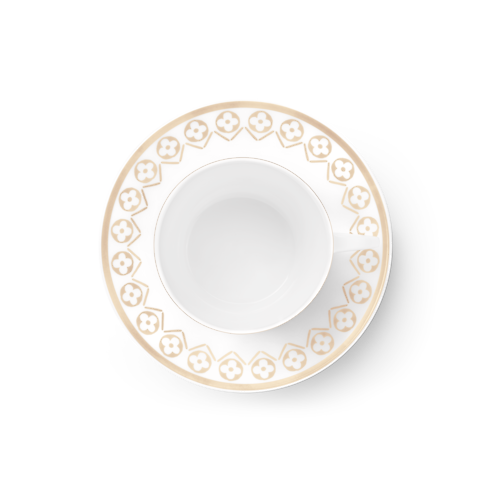 Set de dos tazas y platillos de té Baúles, Viaje y Hogar Hogar y Decoración de mesa Decoración de mesa | LOUIS VUITTON (Zoom de producto)