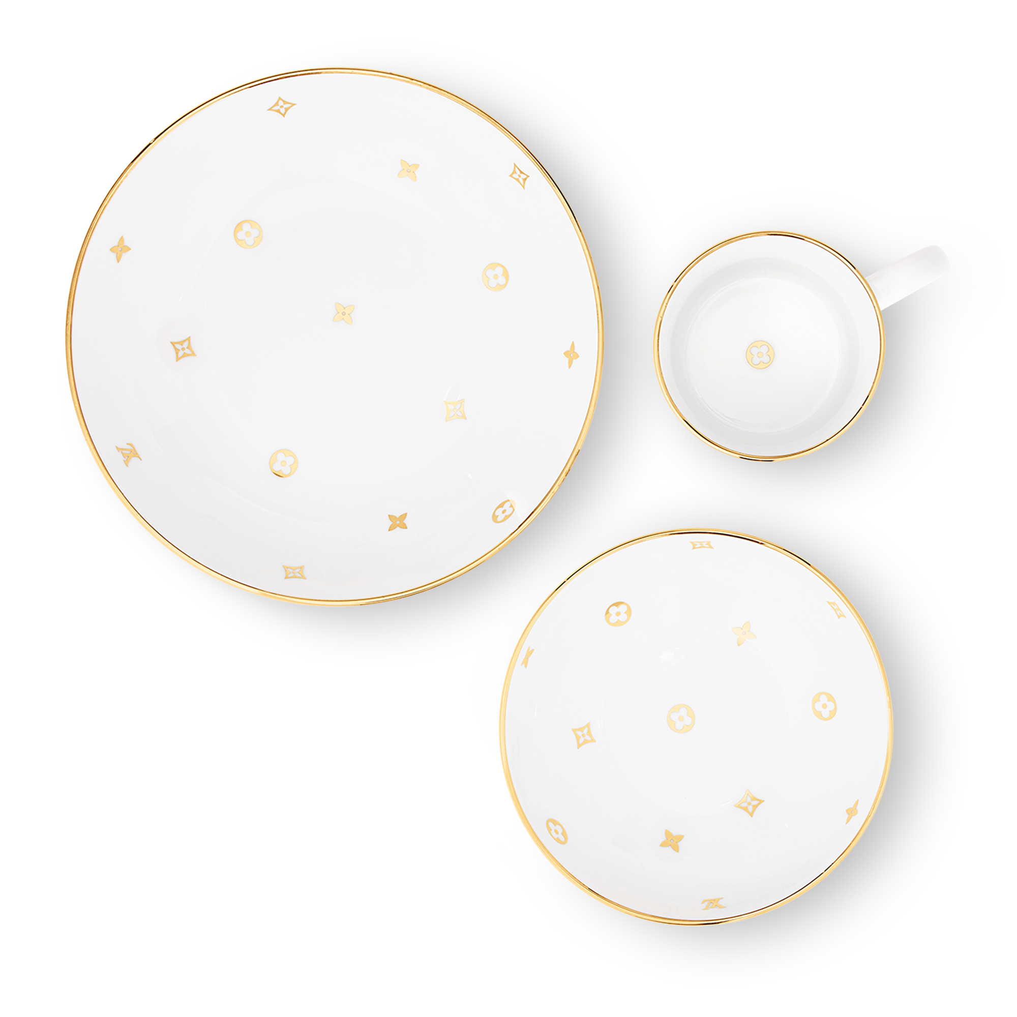 Set Meli-Melo de porcelana con detalles dorados S00 Regalos Regalos para bebés } | LOUIS VUITTON (Zoom de producto)