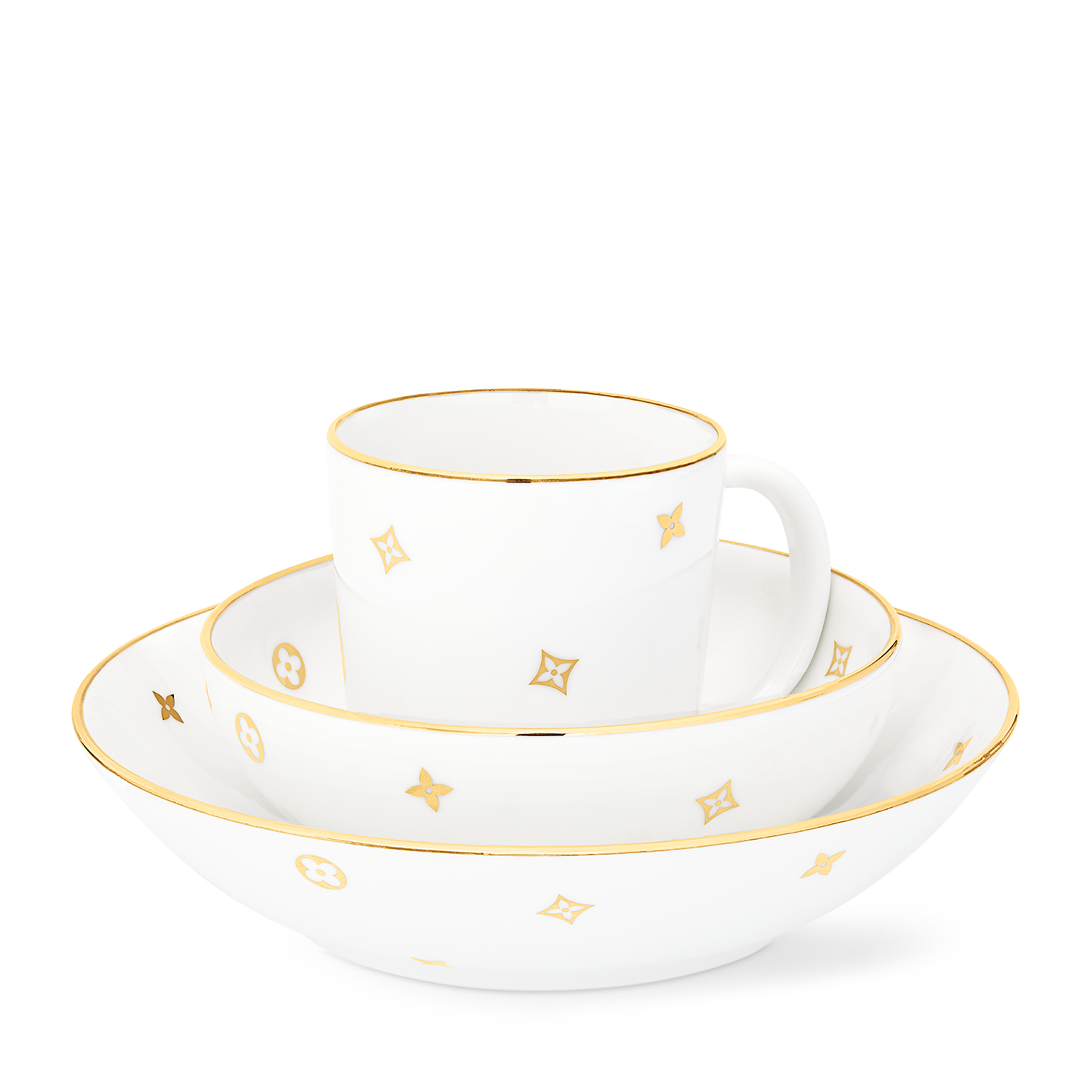 Set Meli-Melo de porcelana con detalles dorados S00 Regalos Regalos para bebés } | LOUIS VUITTON (Zoom de producto)