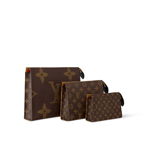 Set Trio Toilet Pouch Autres Toiles Monogram Hombre Viaje Accesorios de viaje | LOUIS VUITTON (Zoom de producto)