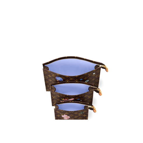 Set Trio Toilet Pouch Lona Monogram Mujer Viaje Accesorios de viaje | LOUIS VUITTON (Zoom de producto)