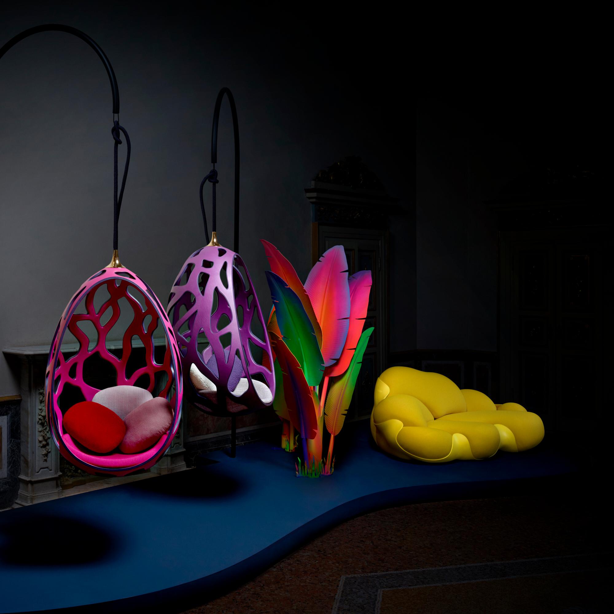 Sillón Cocoon de Campana Brothers Piel de becerro Baúles, Viaje y Hogar Hogar y Decoración de mesa Muebles | LOUIS VUITTON (Zoom de producto)