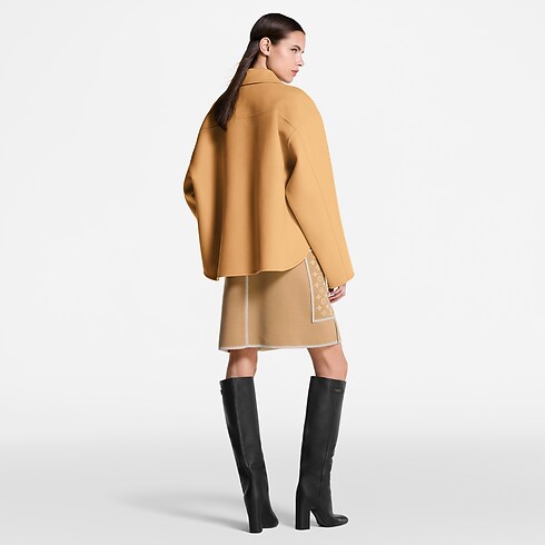 Sobrecamisa de doble cara con cremallera Mujer Prêt-à-Porter Abrigos y chaquetas | LOUIS VUITTON (Zoom de producto)