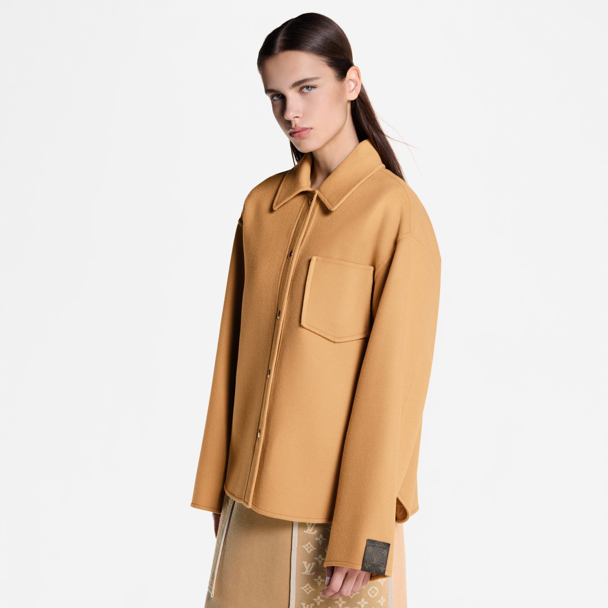 Sobrecamisa de doble cara con cremallera  Mujer Prêt-à-Porter Abrigos y chaquetas | LOUIS VUITTON (Zoom de producto)