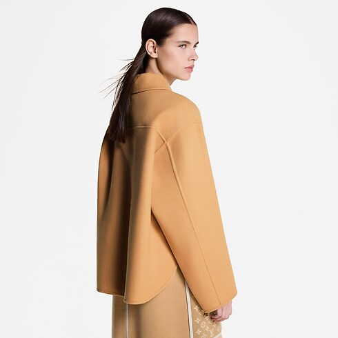 Sobrecamisa de doble cara con cremallera Mujer Prêt-à-Porter Abrigos y chaquetas | LOUIS VUITTON (Zoom de producto)