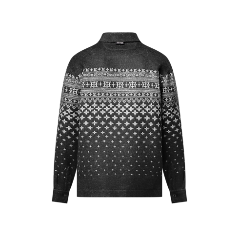 Sobrecamisa de doble cara en mezcla de lana, cachemir y seda Hombre Prêt-à-Porter Todo Prêt-à-Porter | LOUIS VUITTON (Zoom de producto)