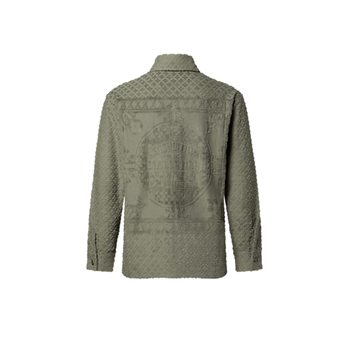 Sobrecamisa de felpa francesa Hombre Prêt-à-Porter Camisas | LOUIS VUITTON (Zoom de producto)