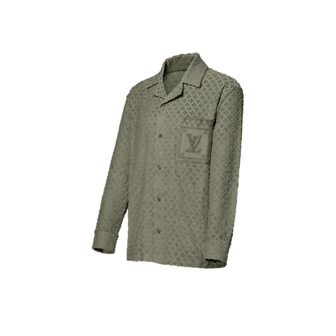 Sobrecamisa de felpa francesa Hombre Prêt-à-Porter Camisas | LOUIS VUITTON (Zoom de producto)